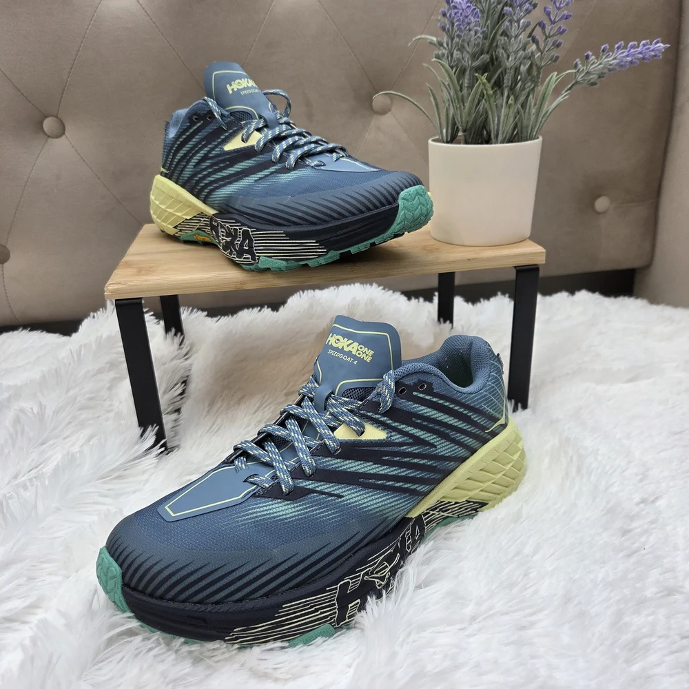 HOKA Speedgoat 4 Wide Trail Shoes‎ Women’s 8D Vibram